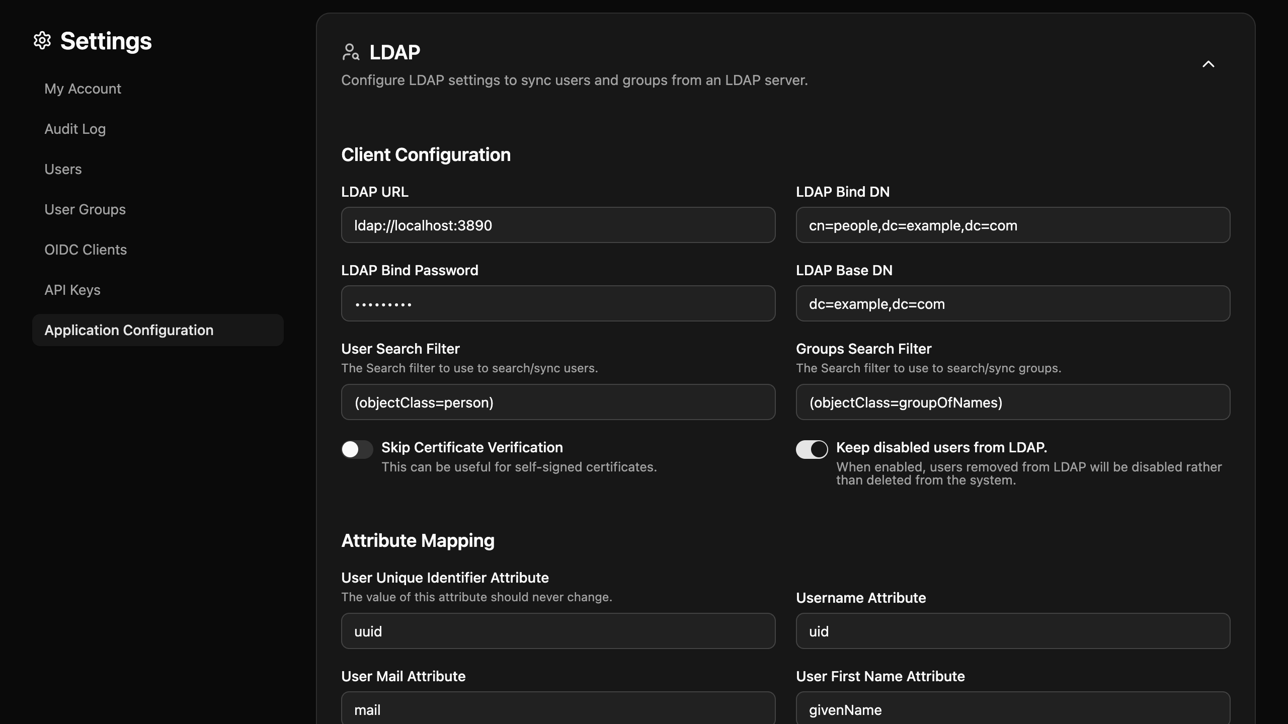 LDAP Integration